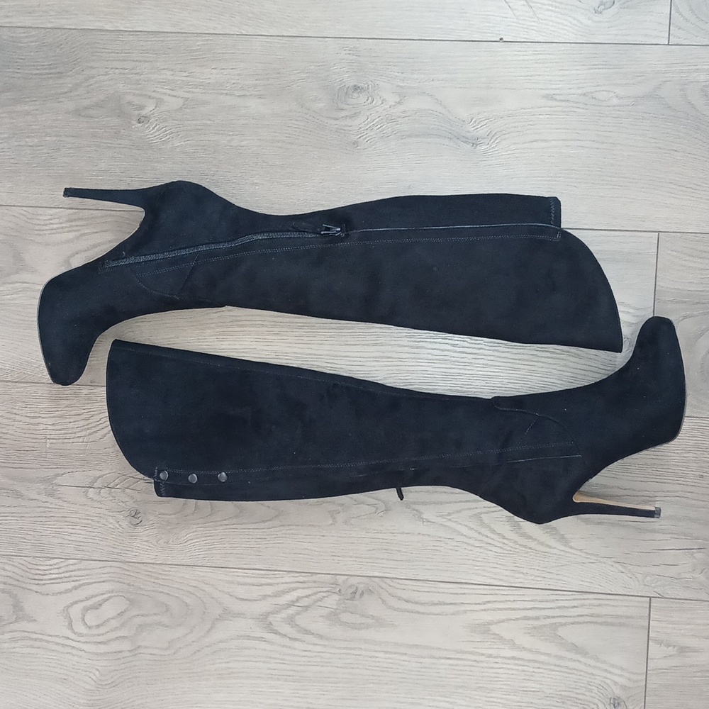 Guess, Enesta 2, Black Knee-High Women's Boots, Size 9